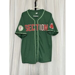 Boston Red Sox SECTION‎ 10 Podcast Fenway Park Barstool Promo SGA Men Jersey L
